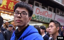 本土民主前線發言人黃台仰。（美國之音湯惠芸攝）