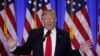 President-terpilih AS, Donald Trump memberikan konferensi pers di gedung Trump Tower di New York, 11 Januari lalu (foto: dok).