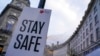 A sign on Regent Street, in London, Nov. 26, 2021.