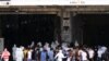 Migrants board the 'MS GNV Azzurra' quarantine ship which has has been sent on the Italian Pelagie Island of Lampedusa, Aug. 4, 2020, amid the COVID-19 pandemic
