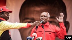 José Eduardo dos Santos, em campanha por João Lourenço em Agosto de 2019