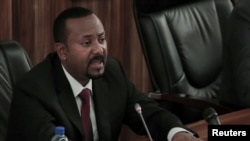 FILE - Ethiopia's Prime Minister Abiy Ahmed called the shooting death of musician Haacaaluu Hundeessaa "an evil act."