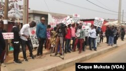 Greve dos trabalhadores da Tuboscope-Angola, Luanda (Foto de Arquivo)