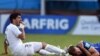 Uruguay's forward Luis Suarez, left, reacts past Italy's defender Giorgio Chiellini during a Group D football match between Italy and Uruguay at the Dunas Arena, Natal, 2014 FIFA World Cup, June 24, 2014.