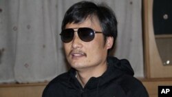 中國盲人維權者陳光誠。