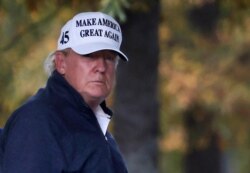 Presiden AS Donald Trump kembali ke Gedung Putih di Washington, AS, 7 November 2020. (Foto: REUTERS/Carlos Barria)