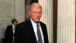 資料照：參議院軍事委員會主席、資深共和黨參議員英霍夫（Sen. Jim Inhofe, R-OK）