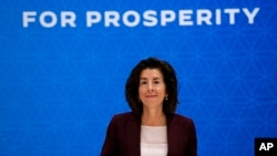 美國商務部長吉娜·雷蒙多（Gina Raimondo）2023年11月14日在APEC峰會期間主持IPEF框架談判。 （媒體聯訪照片）