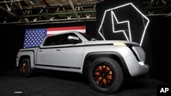 Truk pikap elektrik Endurance GM di Lordstown Motors Corporation, di Lordstown, Ohio. (Foto: AP)