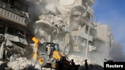 Aleppo မြို့ကို လေကြောင်းတိုက်ခိုက်။ (စက်တင်ဘာ ၂၄၊ ၂၀၁၆)