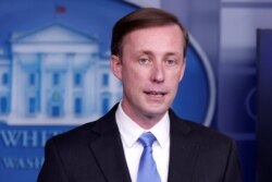 Penasihat Keamanan Nasional Gedung Putih Jake Sullivan memberikan pernyataan saat konferensi pers di dalam Gedung Putih di Washington, AS, 4 Februari 2021. (Foto: REUTERS/Tom Brenner)