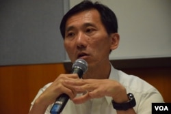 香港中文大學城市研究課程副教授姚松炎。（美國之音湯惠芸攝）