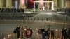 Pope Francis officiates at the Via Crucis (Way of the Cross) procession in a near empty square outside Saint Peter's Basilica during Good Friday observances at the Vatican, April 2, 2021. (Vatican Media/Handout via Reuters) 