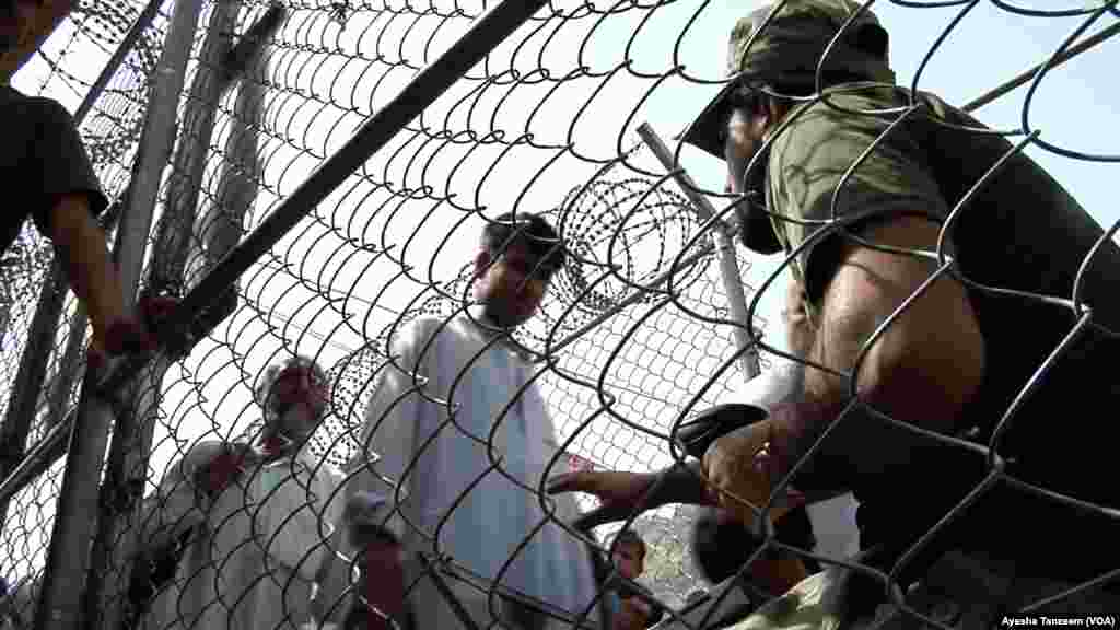 Security was tight on day one of Pakistan's new border management rules.
