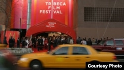 FILE - Attendees on the red carpet at an opening ceremony of the Tribeca Film Festival, New York City. (Courtesy of the Tribeca Film Festival)