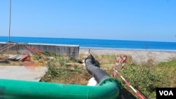 ရခိုင်ပြည်နယ်ကျော်ဖြူမြို့နယ်ရှိ တရုတ်-မြန်မာ ဂတ်စ်ပိုက်လိုင်း (ဓာတ်ပုံ-VOA)