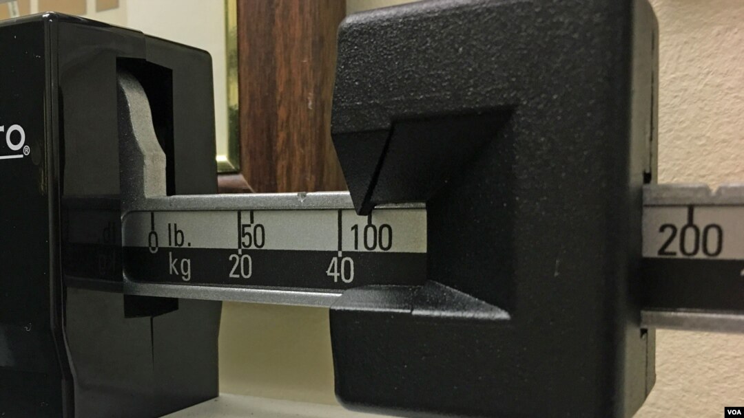A photo shows a closeup of a beam scale in a Federal building in Washington, D.C., June 18, 2019. (Photo: Diaa Bekheet). Preschoolers on government food aid have grown a little less pudgy, a U.S. study found.