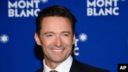 Aktor Hugh Jackman menghadiri sebuah acara di New York, 4 April 2018.