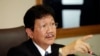 泰国国家安全委员会秘书长阿努西在曼谷召开的记者会上（2015年7月20日）。