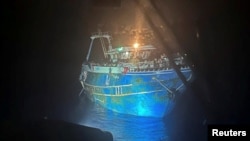 Brod sa migrantima pre nego što je potonuo u Grčkoj. 15, jun, 2023. (Foto: AP/Hellenic Coast Guard)