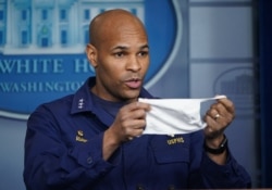 Dr. Jerome Adams, Kepala Korps Kesehatan Masyarakat AS.