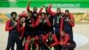Rio Olympics Basketball Men: The United States' basketball team poses with their gold medals at the 2016 Summer Olympics in Rio de Janeiro, Brazil, Aug. 21, 2016. 