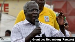 Afonso Dhlakama, em Maputo, 25 de outubro de 2009