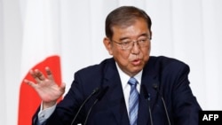 资料照：日本首相石破茂（2024年10月28日）