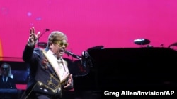 Elton John performs onstage during his "Farewell Yellow Brick Road" final tour at Madison Square Garden on Tuesday, March 5, 2019, in New York. (Photo by Greg Allen/Invision/AP)