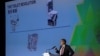 Pendiri Microsoft, Bill Gates, berpidato dalam pameran "Reinvented Toilet Expo" di Beijing, Selasa, 6 November 2018.