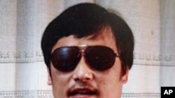  陳光誠出現在博訊網登出的一段視頻中