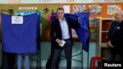  Kryeministri i Greqisë Kyriakos Mitsotakis. 