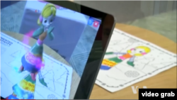 Augmented Reality untuk buku mewarnai anak. (Video grab)