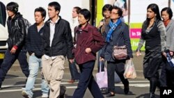 澳大利亞悉尼唐人街的中國移民