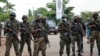 FILE - Ghana's military and police maintained order in 2012 elections. 