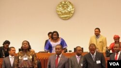 Membros do governo de Moçambique no Parlamento (foto de arquivo)