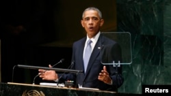 Presiden AS Barack Obama menjadi pembicara kedua dalam Sidang Umum PBB ke-69, Rabu (24/9).