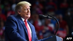 President Donald Trump speaks during a campaign rally at the BOK Center on June 20, 2020 in Tulsa, Oklahoma.