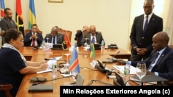 Pertemuan Tingkat Menteri antara Republik Demokratik Kongo dan Republik Rwanda, yang dimediasi oleh Republik Angola. (Foto: Courtesy)