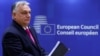 Perdana Menteri Hungaria Viktor Orban menghadiri pertemuan para pemimpin Uni Eropa di Brussels, Belgia, pada 14 Desember 2023. (Foto: Reuters/Yves Herman)
