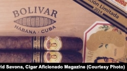 Cigars at a cigar store in Havana, Cuba. 