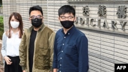 黃之鋒等三人被判入獄 曾誓言不畏國安法繼續抗爭