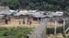 ရခိုင် - ဘင်္ဂလားဒေ့ရှ် နယ်စပ် မောင်တောမြို့ကနေ မြင်ရတဲ့ မြင်ကွင်း။ (မတ် ၃၁၊ ၂၀၁၈)