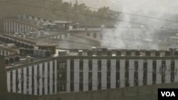 Penjara Roumieh, di sebelah timur laut Beirut. Beberapa tahanan termasuk 5 militan kabur dari penjara ini, Sabtu (13/8).