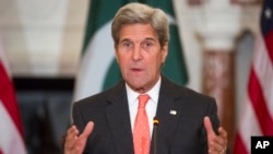 FILE - Secretary of State John Kerry at the State Department in Washington, Feb. 29, 2016.