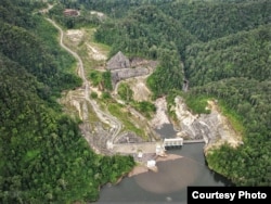 PLTA Batang Toru di Tapanuli Selatan, Sumatera Utara (Foto: Courtesy batangtoru.org).