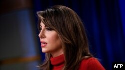美國國務院發言人奧特加斯（Morgan Ortagus）。