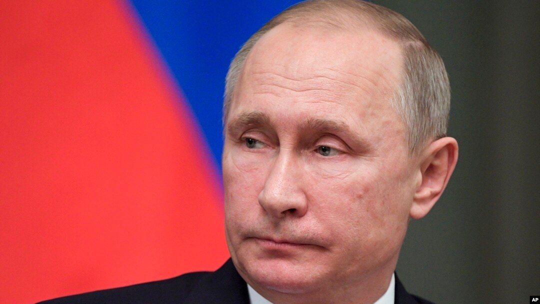 Russian President Vladimir Putin attends a traditional annual cabinet meeting in Moscow, Dec. 19, 2016.