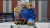 Logo KTT G20 di New Delhi, India, 8 September 2023. (Foto: Anushree Fadnavis/Reuters)