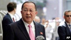รัฐมนตรีต่างประเทศเกาหลีเหนืออ้างผู้นำสหรัฐฯประกาศสงครามกับรัฐบาลเปียงยาง เตรียมโต้กลับได้ทุกเมื่อหากถูกคุกคาม ประกาศกร้าวพร้อมยิงเครื่องบินรบของสหรัฐฯทิ้งทันทีที่รุกคืบเข้าสู่คาบสมุทรเกาหลี